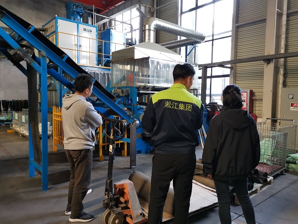橡膠接頭客戶(hù)到南通工廠參訪 橡膠接頭客戶(hù)到南通工廠參訪